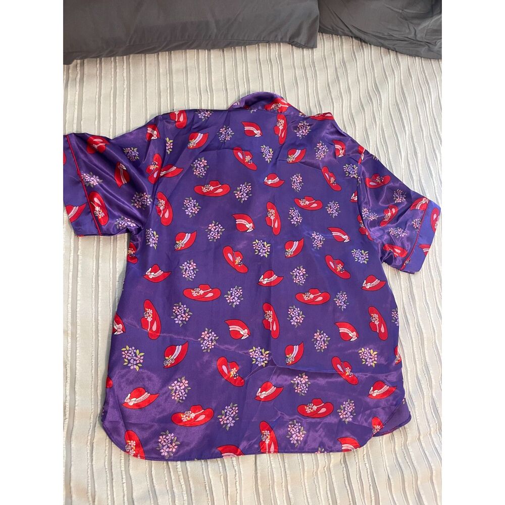 Vintage Satin Weave Pajama Set Size Medium